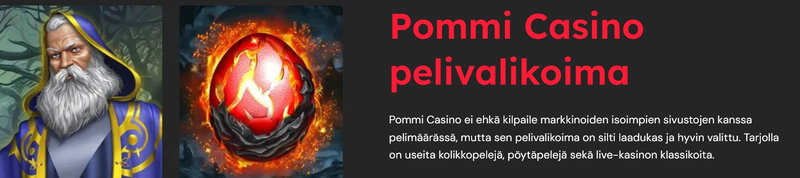 Tammikuussa 2026 Pommi Casino
